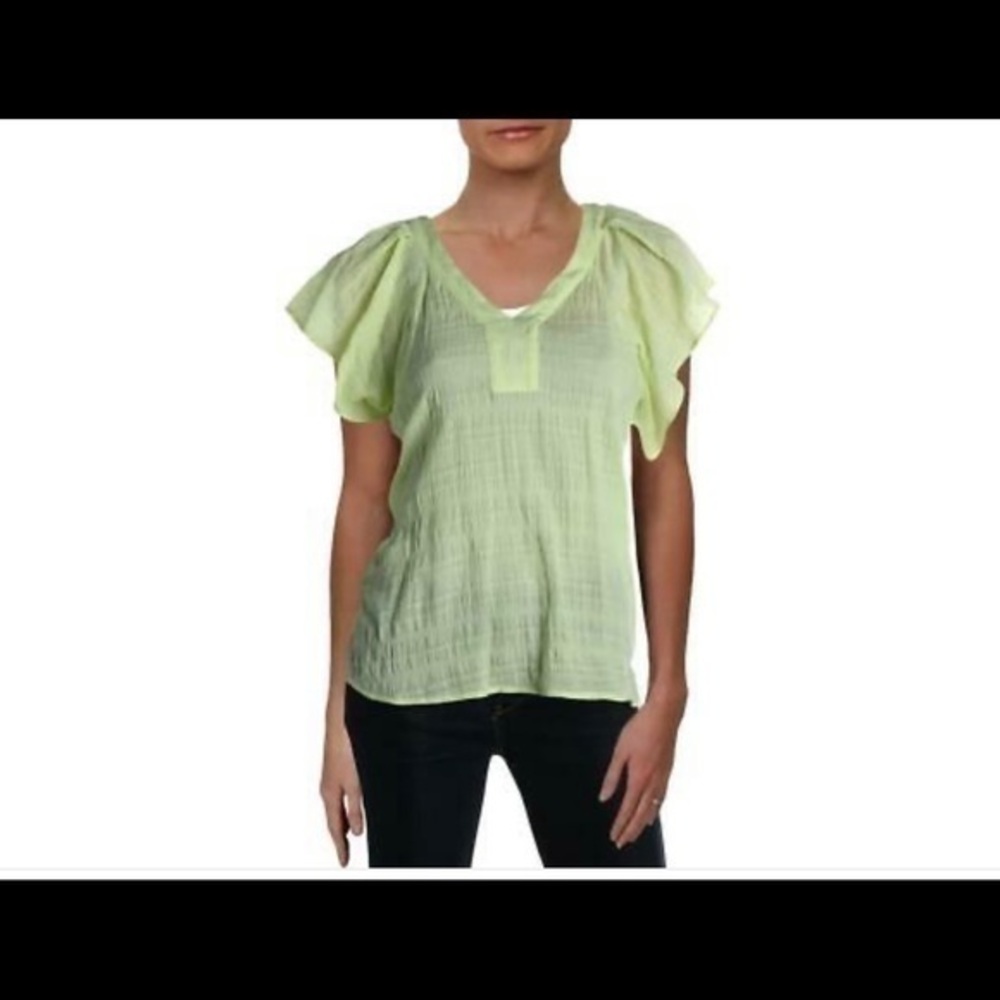 Vince Camuto Pullover V-Neck Tee T-Shirt